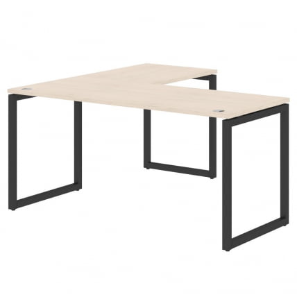 Стол угловой правый КСТЕН-К КСКCТ 1615 Р Бук Тиара Антрацит / XTEN-Q XQCT R_0