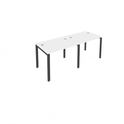 Рабочая станция на 2 раб.места Метал Сйстем Б.СМ-2.1 Белый/Антрацит / Metal System_0