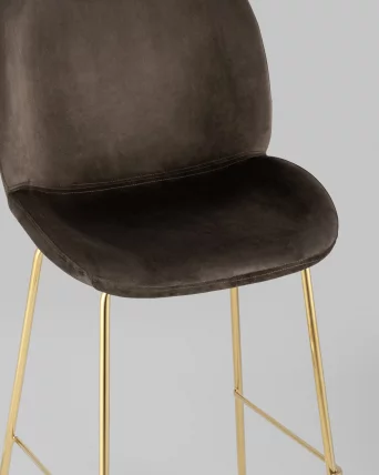 Стул барный Беетле голд Коричневый / Beetle gold_7