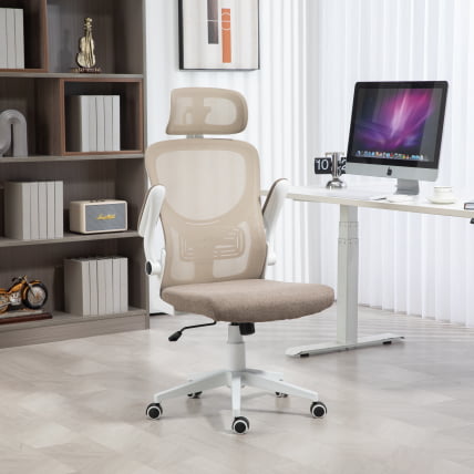 Кресло офисное ТопЧаирс Аироне бежевый ткань / TopChairs Airone_3