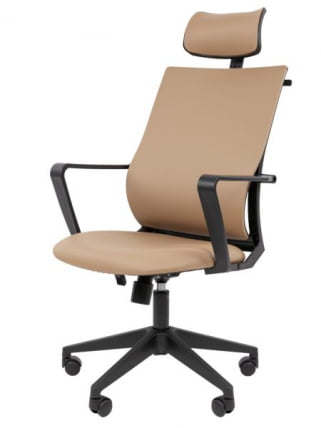Кресло руководителя Чаирман 545 экокожа Бежевый / Chairman_1