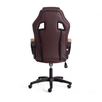 Кресло ДРИВЕР (22) кож/зам/ткань, коричневый/бронза, 36-36/ТВ-21 / DRIVER 36-36/TW-21_3