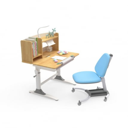 Стол письменный детский с регулировкой высоты и полками ЕУРЕКА ЕCД-КСЙЛ-80 / EUREKA ECD-XYL-80_4