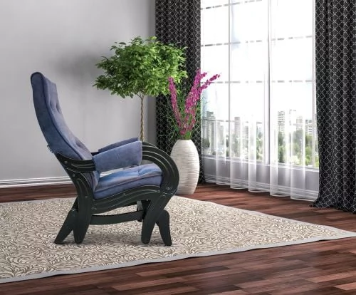 Кресло-глайдер Модель 708 серый ясень / Верона Аппле Греен / Verona Apple Green_4