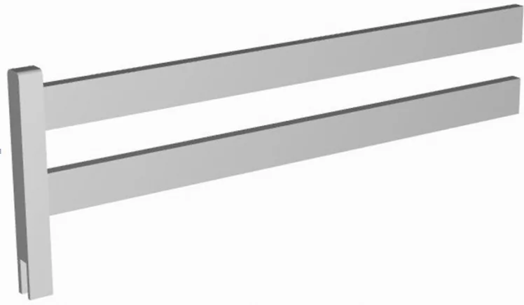 Съемный борт РооРоом ВК-33с Серый / RooRoom VK-33с_0