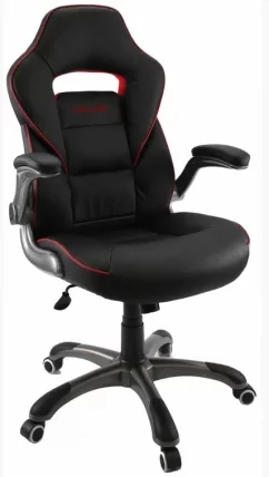 Игровое кресло ПРОФ 36 Черный-Синий Кант / PROF_0