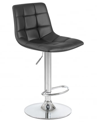 Стул барный ДОБРИН ТАИЛОР экокожа Черный / DOBRIN TAILOR_1