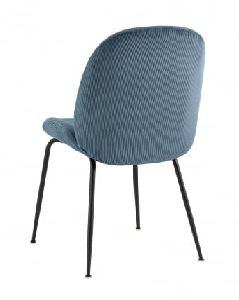 Стул Беетле велюр Голубой / Beetle_5
