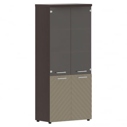 Шкаф комбинированный с топом Торр ЛУКС ТЛХC 85.2 Венге Магия Капучино / Torr LUX TLHC_0