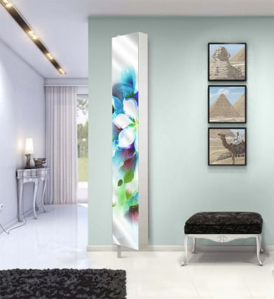 Поворотный зеркальный шкаф Лупо Арт Белый / Lupo Art_6