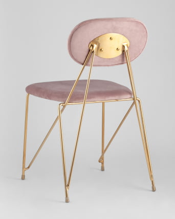 Стул Элис мягкий Розовый_5