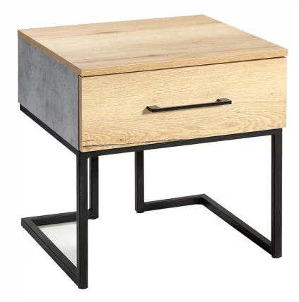 Тумба прикроватная Лофт Дуб натур/Бетон / Loft_1