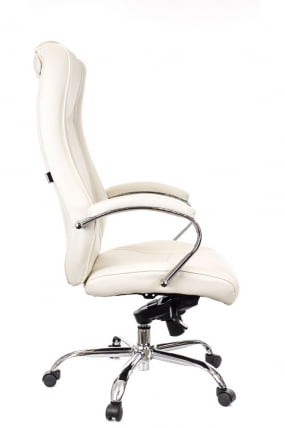 Кресло руководителя Кинг М экокожа Кремовый / King M_1