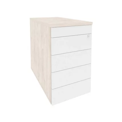 Тумба приставная / опорная (ТИП-ОН) ОНИКС О.ТПО-1.8 ТИП Денвер Светлый/Белый / (TIP-ON) ONIX O.TPO-1.8 TIP_0