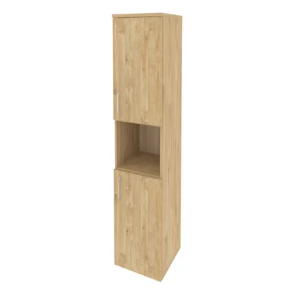 Шкаф высокий узкий правый ОНИКС О.СУ-1.5(Р) Тиквуд Светлый / ONIX O.SU-1.5(R)_0