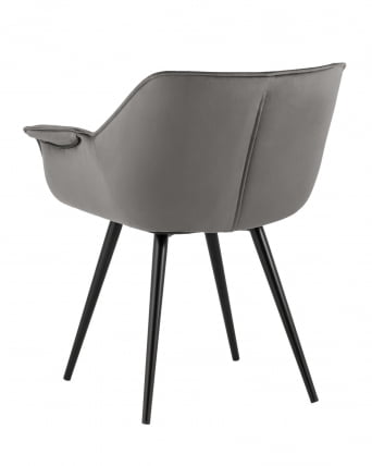 Стул Мэйсон Нев велюр Темно-серый / New_5