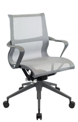 Премиум кресло Еверпроф Чикаго Грей Сетка Серый / Everprof Chicago Grey_0