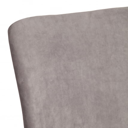 Стул обеденный Ла Роуссе (2 шт. в упаковке) Ла Роуссе (2 шт. в упаковке) НЕВ, велюр, серый/черный, 29, 45х55х93 см / La Rousse La Rousse NEW,_8