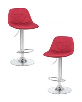 Стул барный ДОБРИН ДИНА (бордовый) 2 шт / DOBRIN DINA_0