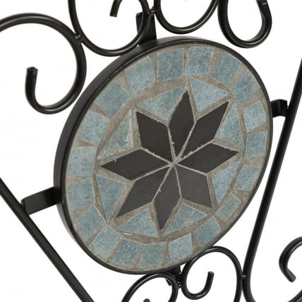 Стул Сеcрет де Маисон ВИCЕНЗА (мод. ПЛ08-1070-1-ГБРН) металл, 36х35х91см, черный/плитка АСТРА / Secret de Maison VICENZA (mod. PL08-1070-1-GBRN) ASTRA_5