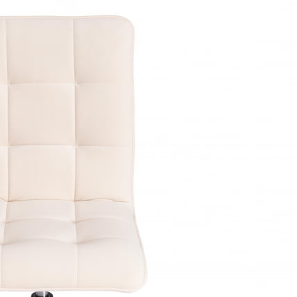 Кресло офисное ЗЕРО СС флок , молочный, 4 / ZERO_5