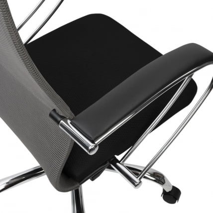 Кресло руководителя БРАБИКС ПРЕМИУМ Ултимате ЕКС-800 хром Черное/серое / BRABIX PREMIUM Ultimate EX-800_10