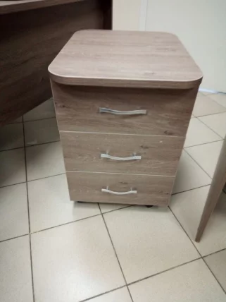 Тумба подкатная Глассй 3.14.10 Дуб Верцаска / Glassy_1