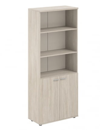 Шкаф высокий полуоткрытый Сигма СГ.831.ОЛ.ОЛ Дуб светлый / Sigma SG.831.OL.OL_0