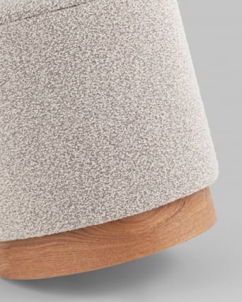 Пуф с ящиком Холли С букле бежевый / S_4