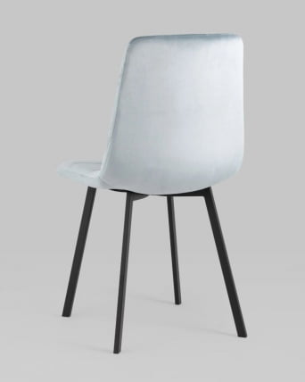 Стул Чиллй велюр серо-голубой 4 шт. / Chilly_4