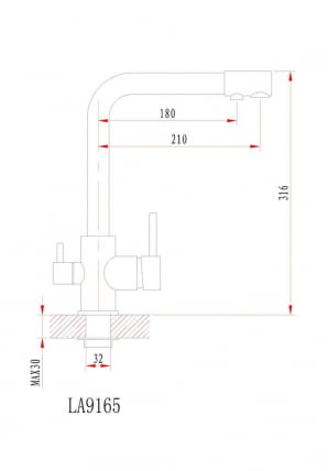 Кухонный смеситель ГРАНУЛА 2015 Антик / GRANULA_1
