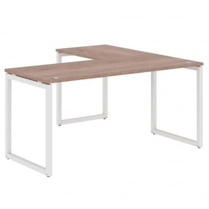 Стол угловой левый КСТЕН-К КСКCТ 1615 Л Дуб Сонома Белый / XTEN-Q XQCT L_0