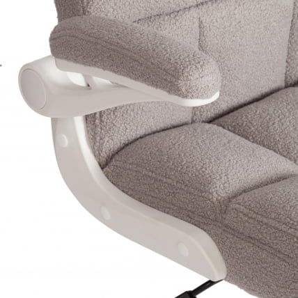 Кресло офисное Лугано Вх ткань теддй, светло-серый / Lugano Wh teddy,_6