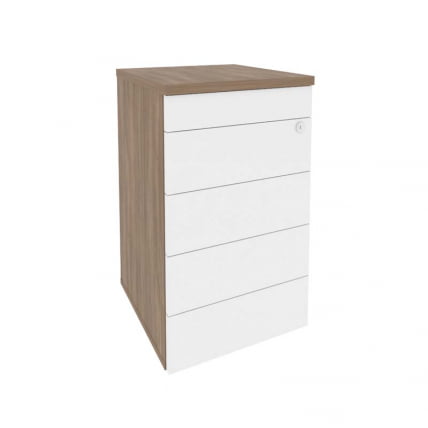 Тумба приставная (ТИП-ОН) ОНИКС О.ТП-4 ТИП Дуб Аризона/Белый / (TIP-ON) ONIX O.TP-4 TIP_0