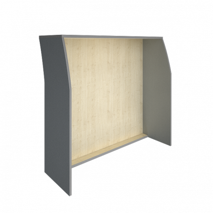 Стойка прямая 1200 Рива А.РС-2 Клен/Металлик / Riva_0