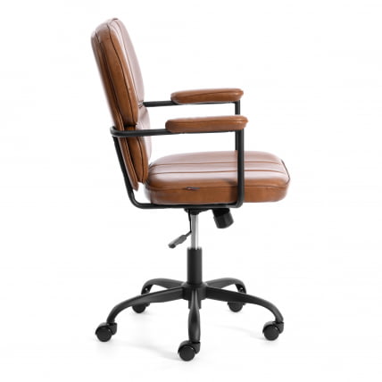 Кресло АЛПХА иск. кожа, Бровн (коричневый) / ALPHA Brown_1