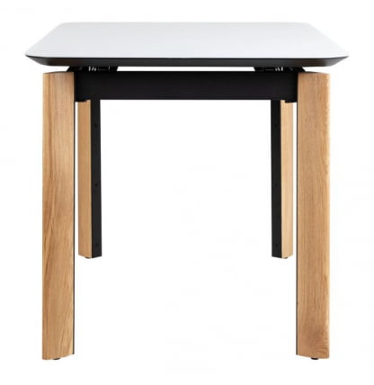 Стол раскладной Комби Гласс 120-150 Аутоматиc Натур/Лигхт матте гласс / Combi Glass Automatic Natur/Light matte glass_7