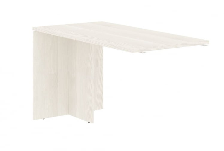 Брифинг-приставка ЕДИС ЕДБ 1367 Ясень Траун Белый / EDIS EDB_0