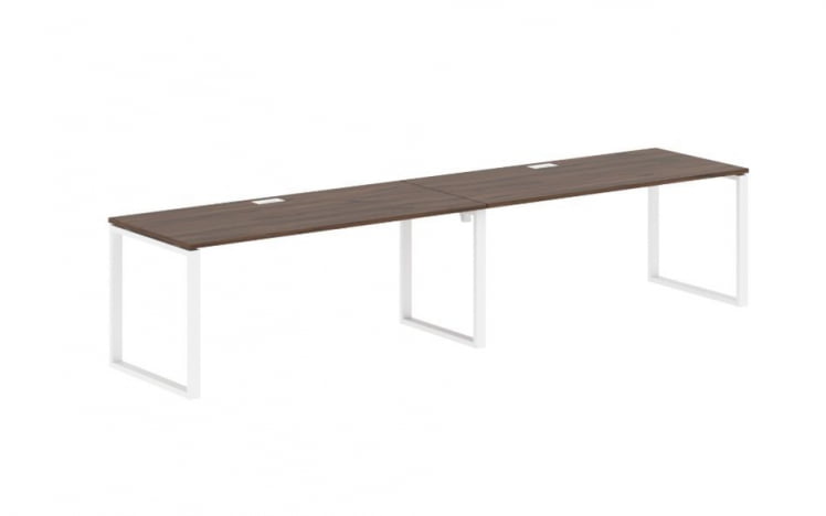 Бенч-система ЕДИС ЕКВСТ 3580 Дуб Денвер темный Белый / EDIS EQWST_0