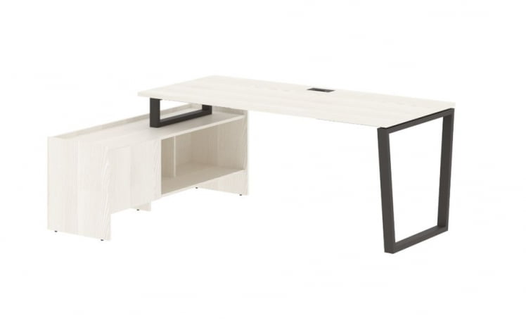 Стол с тумбой ЕДИС ЕВCТ 19814 Ясень Траун Мокко / EDIS EVCT_0