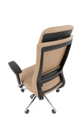 Офисное кресло CХАИРМАН 500 ЛЮКС (ЛУКС) ЭКО экокожа Бежевый / CHAIRMAN (LUX)_15