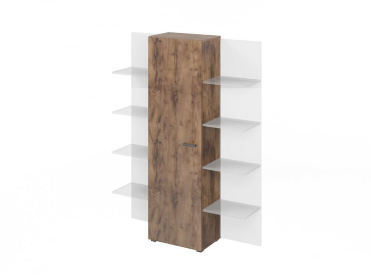 Шкаф для документов дополнительный ЛЕМО Л-562 Таксония шоколадная / LEMO L-562_0