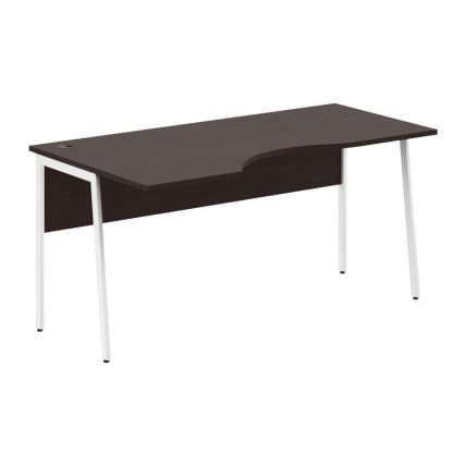 Стол эргономичный левый ИМАГО Плус СА-1П(Л) Венге Магия Белый / IMAGO Plus СА-1P(Л)_0