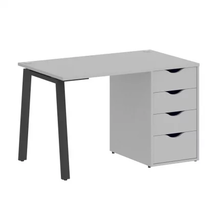Стол письменный ХОМЕ ОФФИCЕ ВР.СП-3-118.4.А Серый/Антрацит металл / HOME OFFICE VR.SP-3-118.4.A_0