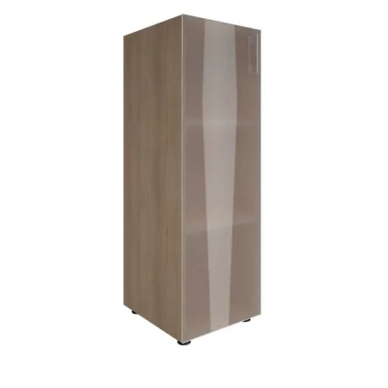 Шкаф книжный средний со стеклом без топа ЙАЛТА ЛТ-СУ 2.4Л Снежная Патина / YALTA LT-SU 2.4L_0