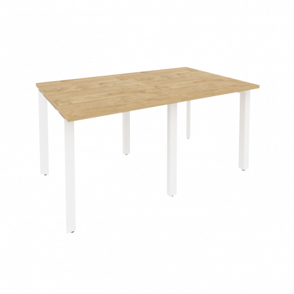 Стол переговорный (2 столешницы) ОНИКС О.МП-ПРГ-2.0 Тиквуд Светлый/Белый / ONIX O.MP-PRG-2.0_0