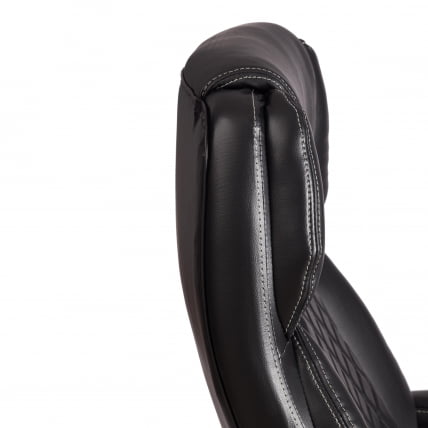 Кресло Атлант рецикл. кожа/иск. кожа, черный / Atlant_13