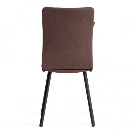 Стул обеденный Ла Роуссе (2 шт. в упаковке) НЕВ, ткань рогожка, коричневый/черный, 3М7-147, 45х55х93 см / La Rousse NEW,_3