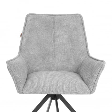 Кресло Мурано/Мурано опора 360, велюр/букле (ХЙП), светло-серый / Murano/Мурано (HYP),_5
