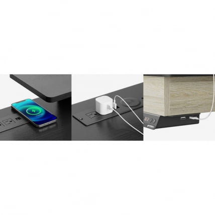 Стол для компьютера c электрической регулировкой по высоте и 2 ящиками ЕУРЕКА ЕРК-ЕД-И55-ОГ / c EUREKA ERK-ED-I55-OG_12